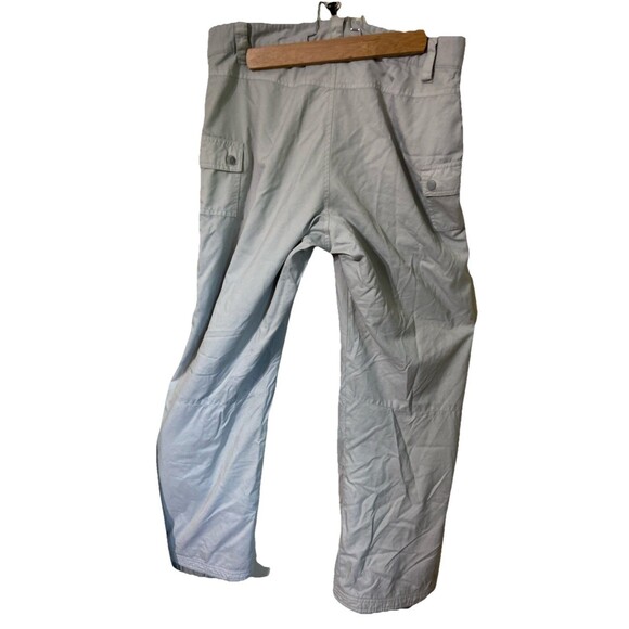 Black Dot Womens Waterproof Outerwear Pants Large Nylon Light Gray 055803 - Picture 3 of 7